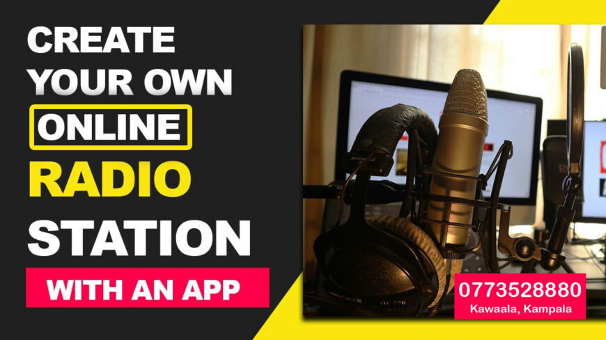 Create your own online radio station with an app